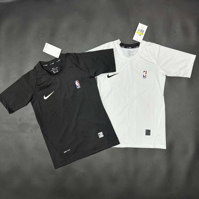 Nike Pro NBA Dri-FIT Athletic Tank Top Black and White — product photo 2