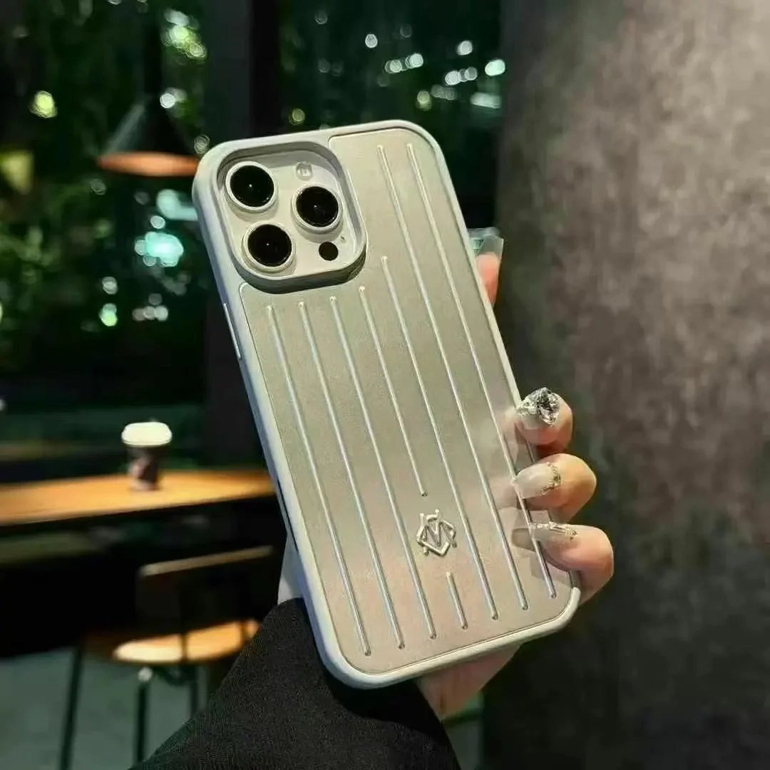 Rimowa Groove Case Protective Phone Case Silver