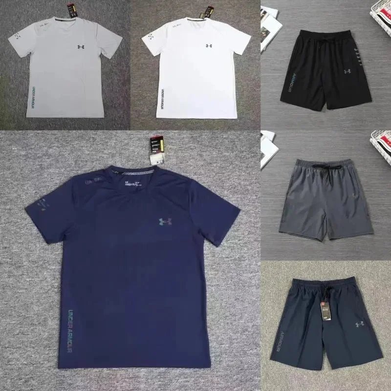 Under Armour UA Tech Performance Athletic T-Shirt and Shorts Set Multicolor