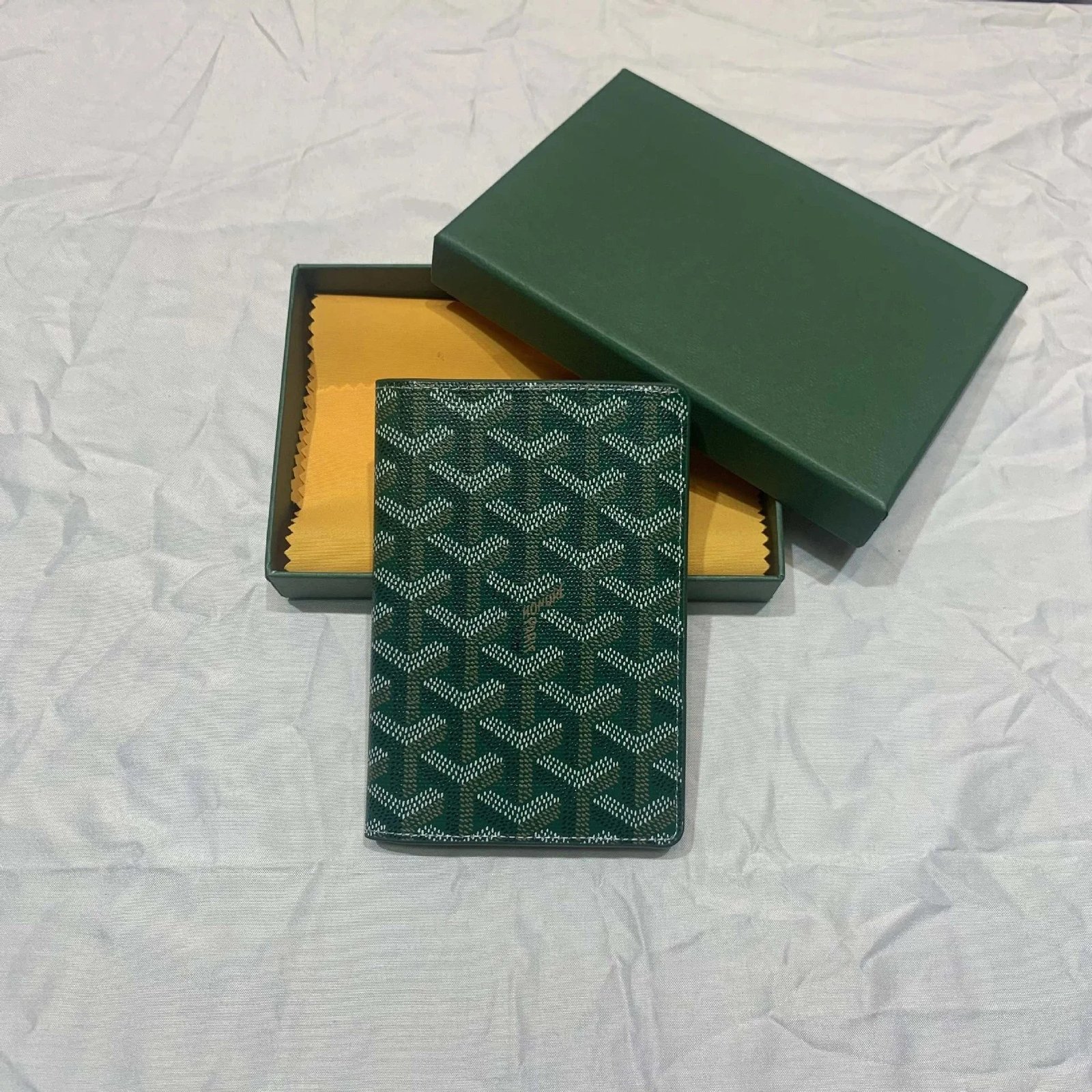 Goyard Passport Holder Classic Canvas Travel Accessory Black — product photo 3