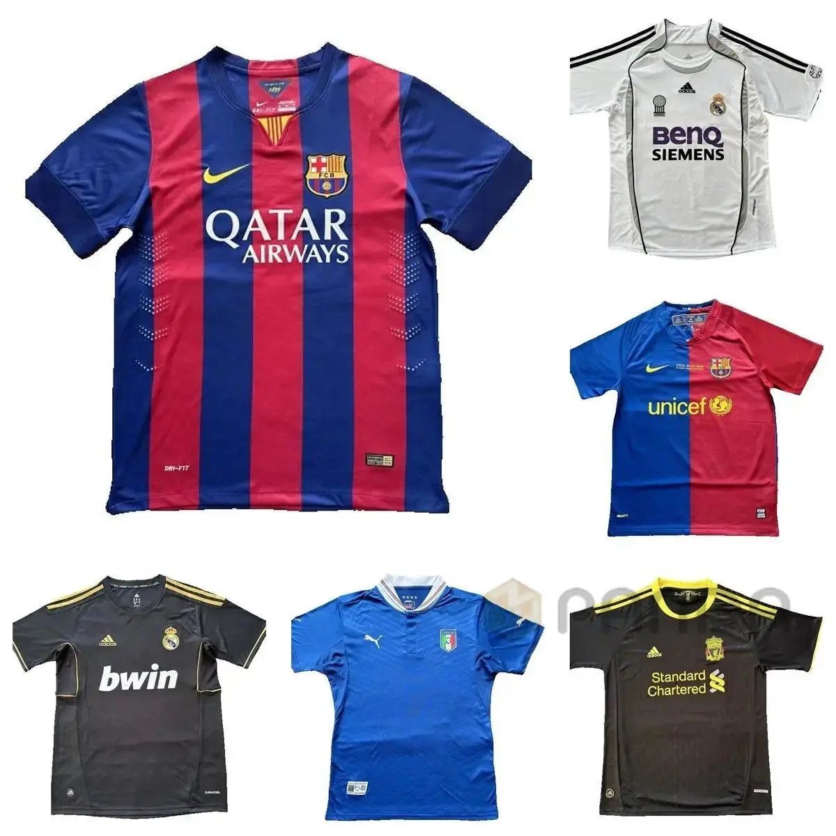 Design Vintage Football Jerseys Collection Retro Soccer Jersey Multicolor
