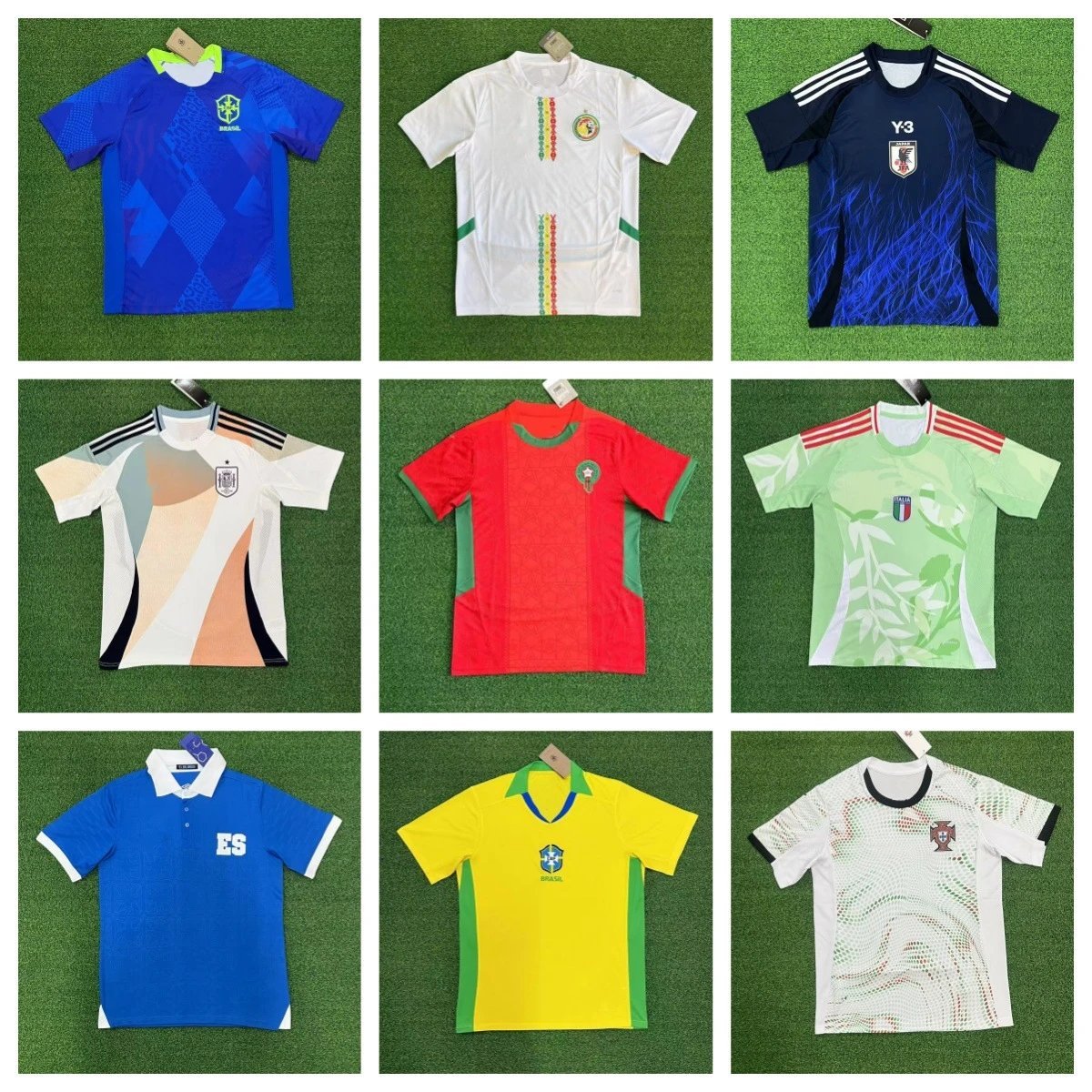 Design National Team Soccer Jerseys Graphic Sporty Football Jersey Multicolor