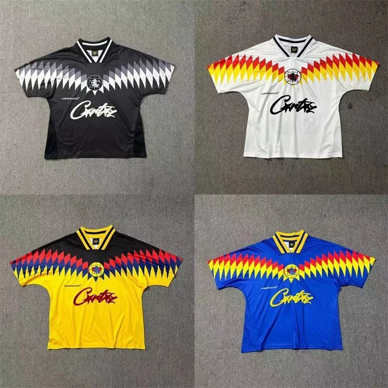 Corteiz Rules The World Retro Jersey Streetwear Multicolor