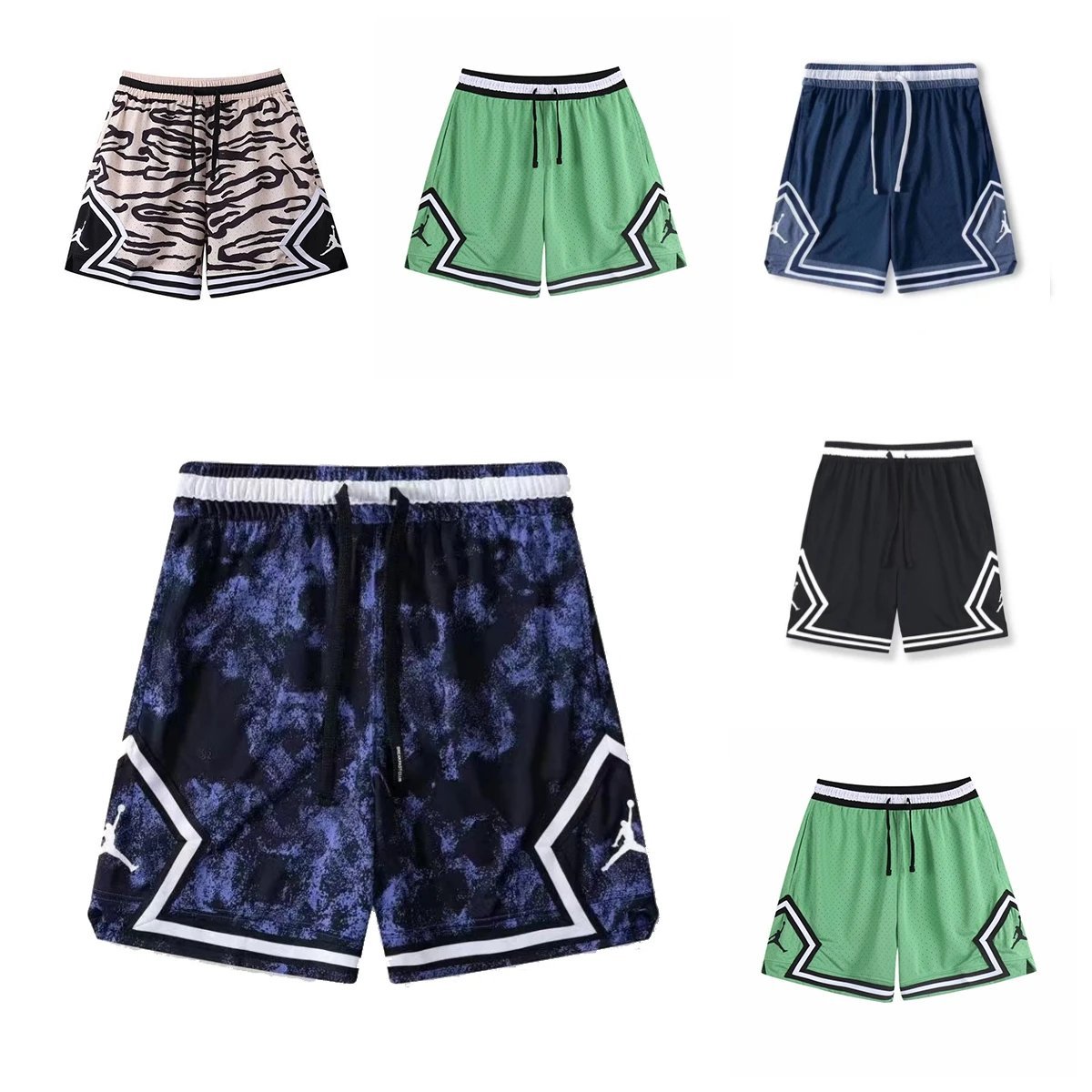 Jordan Diamond Basketball Shorts Mesh Black — product photo 2