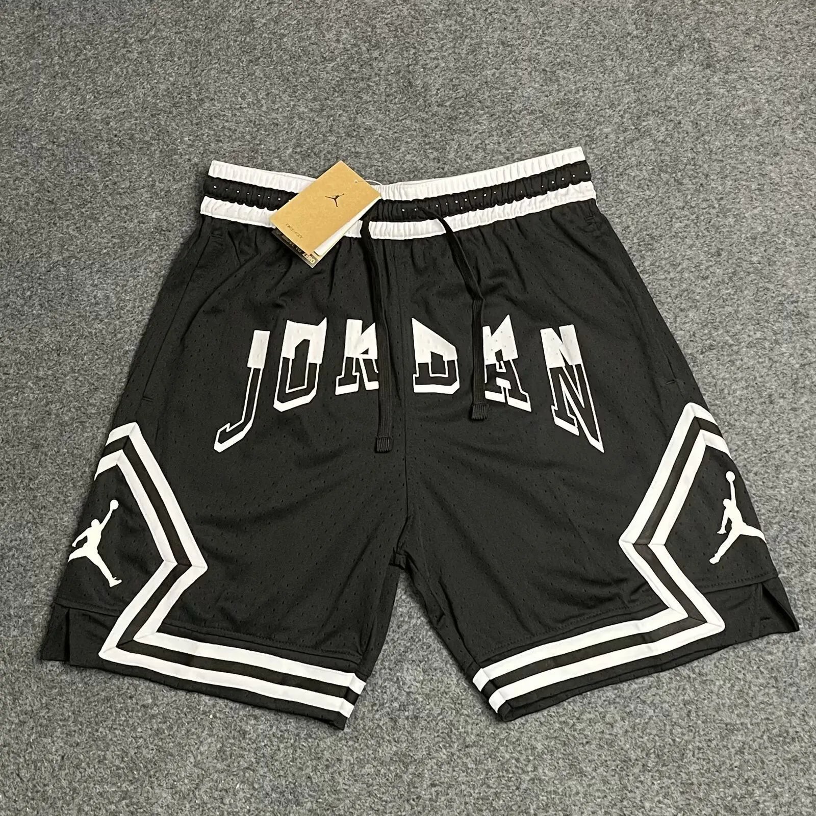 Jordan Diamond Basketball Shorts Mesh Black — product photo 3