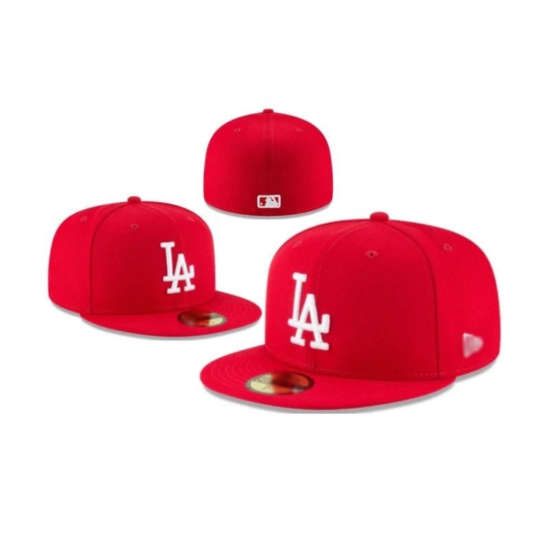 New Era 59FIFTY Los Angeles Dodgers Fitted Baseball Cap Red