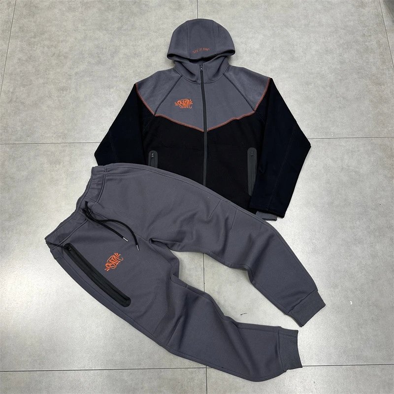 Design Tech Fleece Style Streetwear Tracksuit Set Multicolor — product photo 2