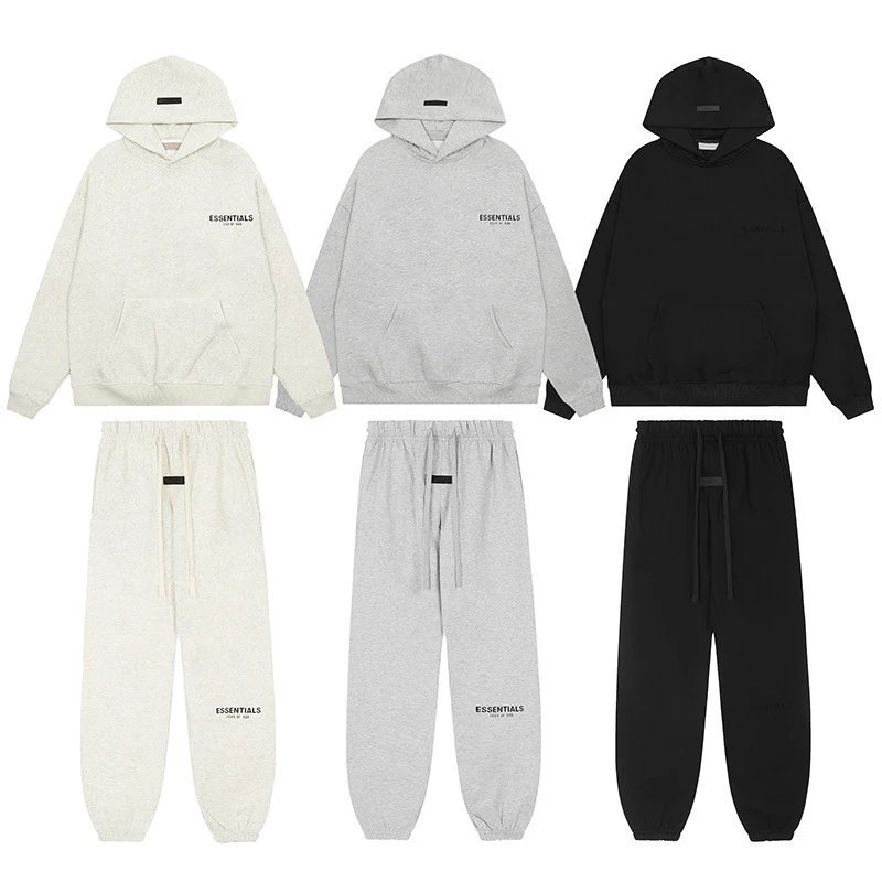 Fear of God Essentials Essentials Tracksuit Set Oversized Cotton Matching Set Multicolor