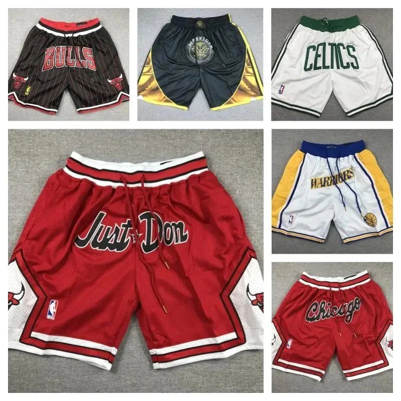 Just Don NBA Basketball Shorts Mesh Athletic Shorts Multicolor