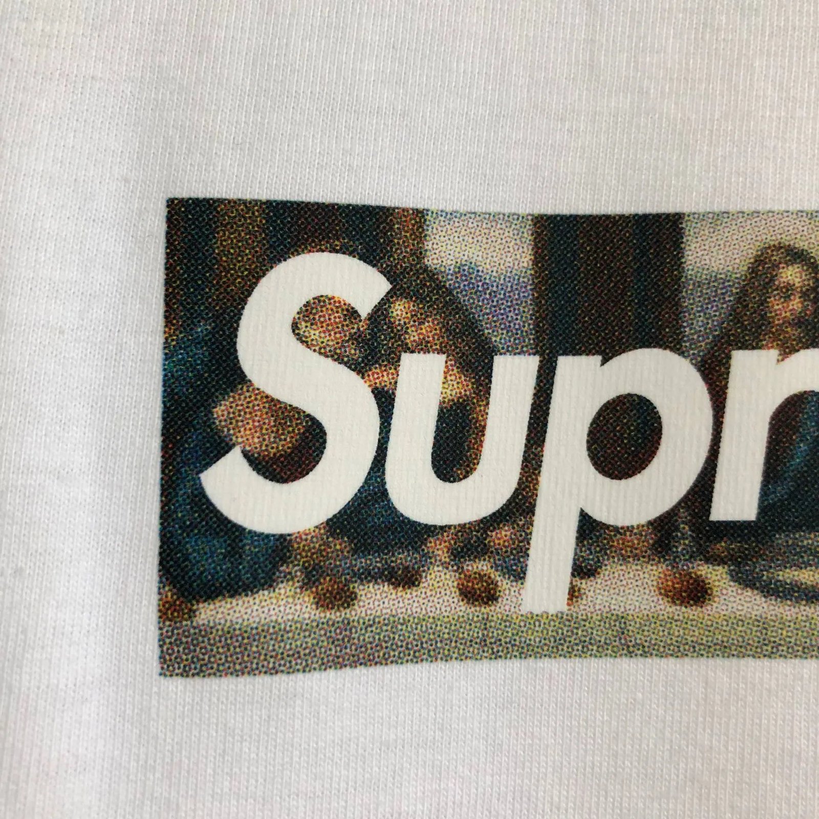Supreme Box Logo Camo Graphic Streetwear T-Shirt Black — product photo 2
