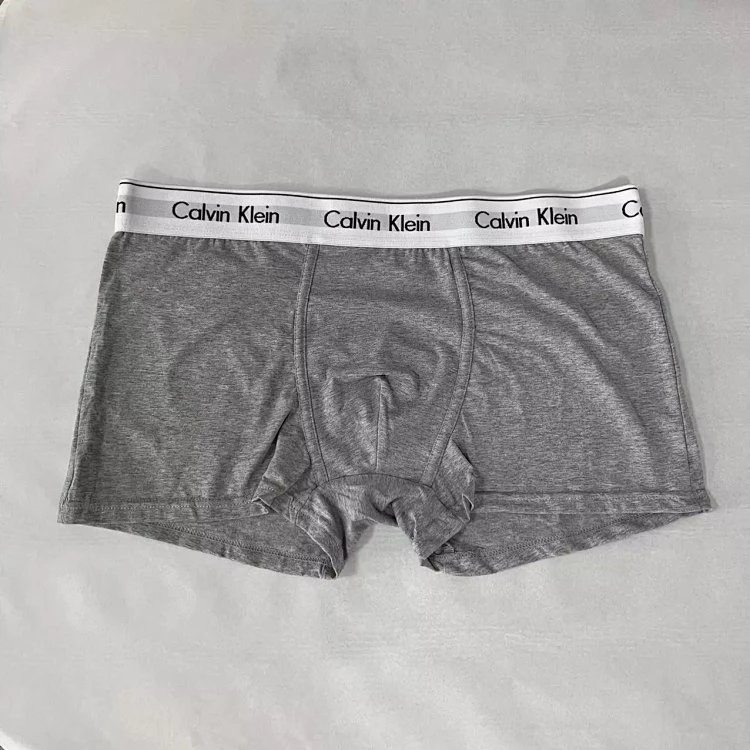 Calvin Klein CK Cotton Stretch Trunk Comfortable Underwear Gray