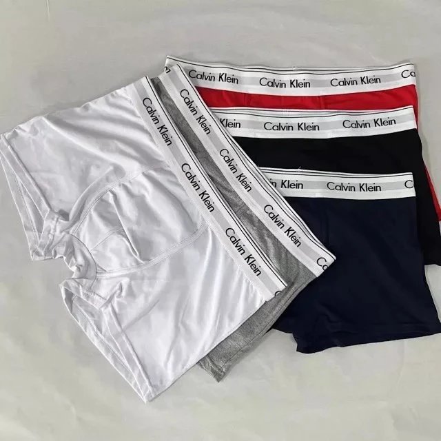 Calvin Klein CK Cotton Stretch Trunk Comfortable Underwear Gray — product photo 3